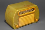 Rare Insert Grill FADA 652 ’Temple’ Catalin Radio - Onyx + Yellow